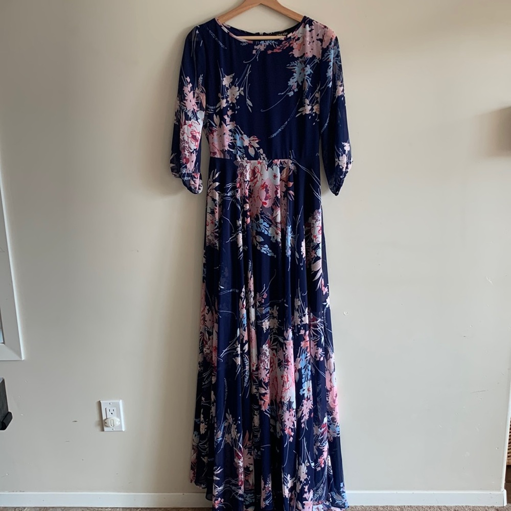 Anthropologie- Yumi Kim 3/4 Sleeve Maxi Dress- Size S